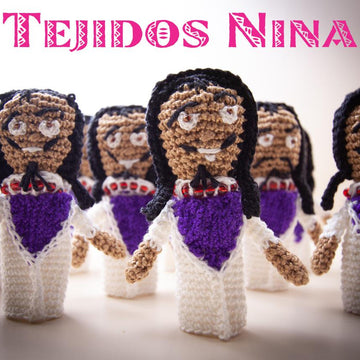 Crochet Pattern for a handmade stuffed double sided Emperor Finger Puppet