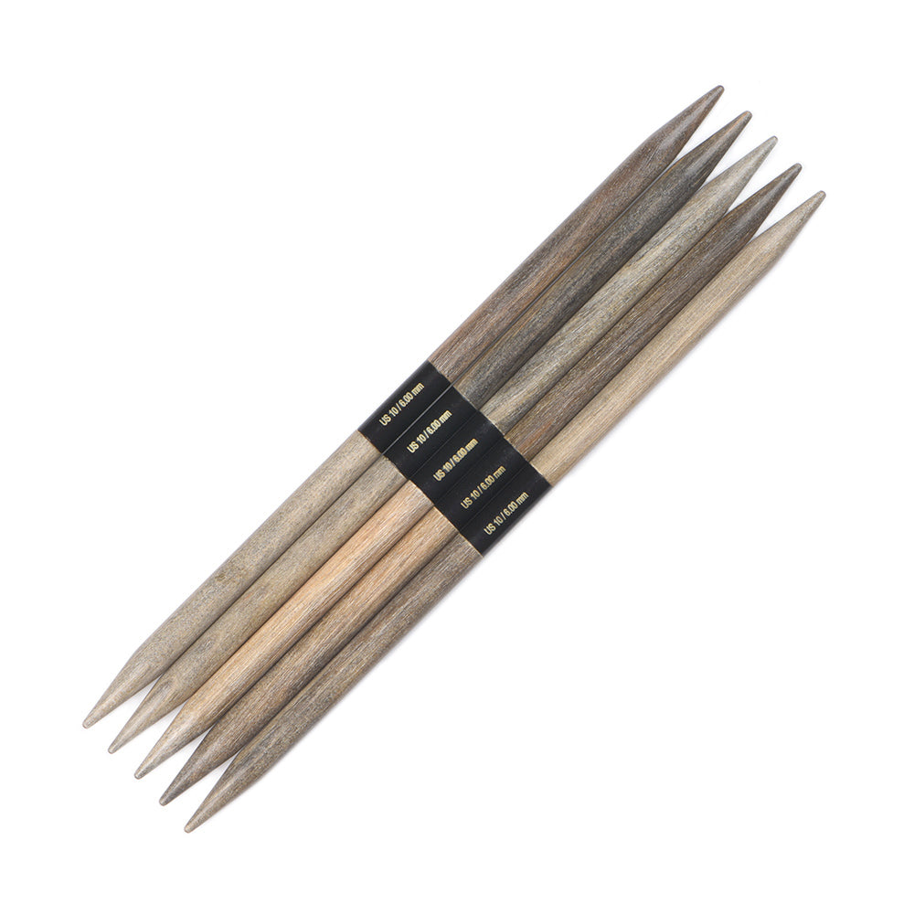 Lykke Driftwood 6in Double Point Needles 15cm (Set of 5)