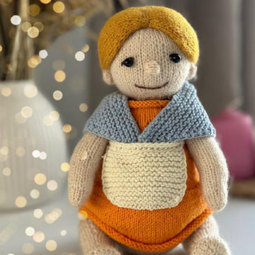 Grandma Doll Knitting Pattern PDF