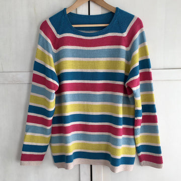 Top Down Sweater Rainbow