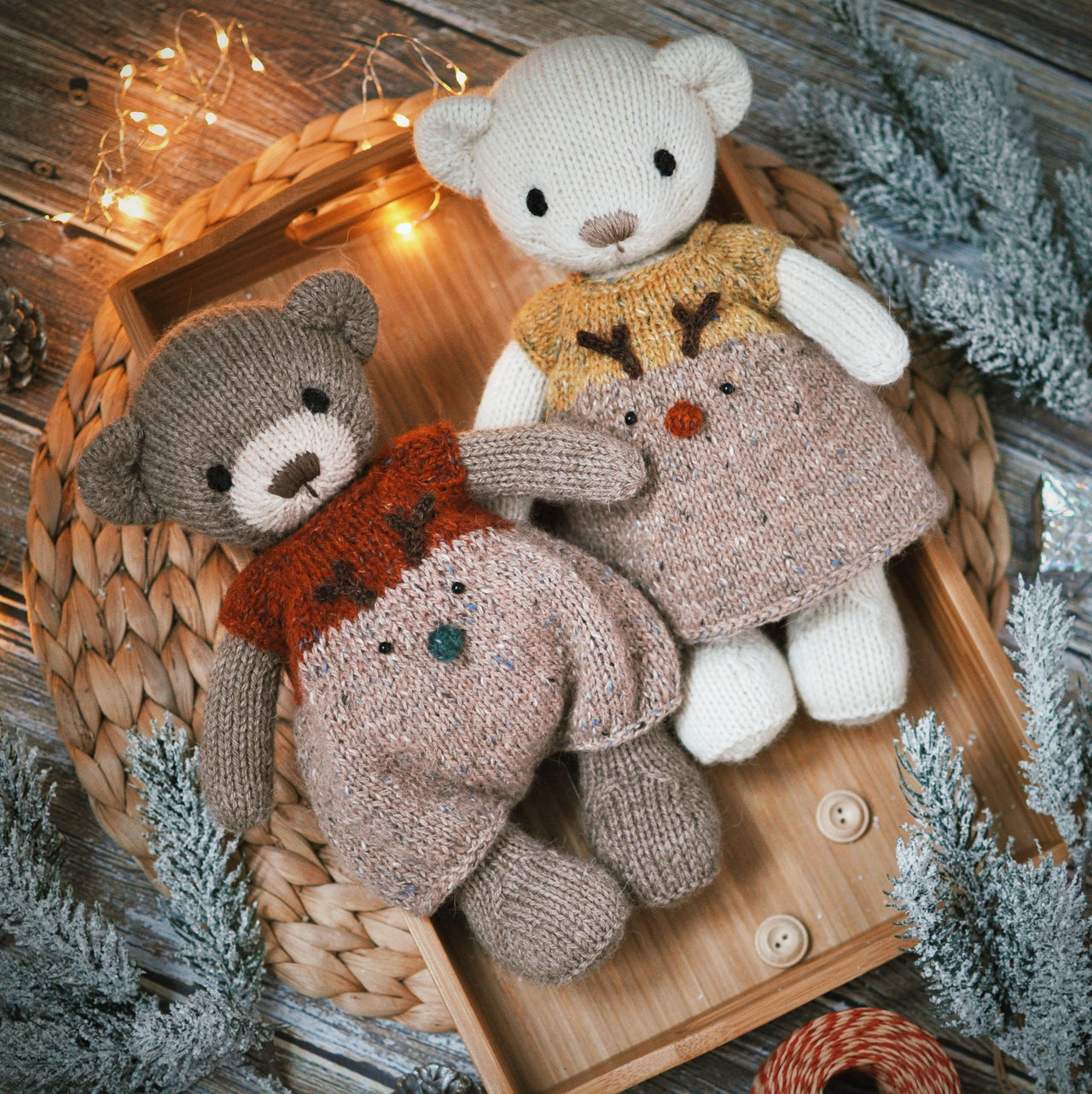 Christmas Bear: back and forth method
