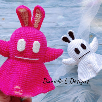 Halloween ghost Bunny amigurumi
