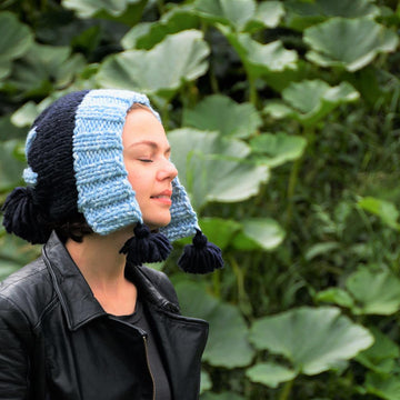 Light Blue Flower Hat