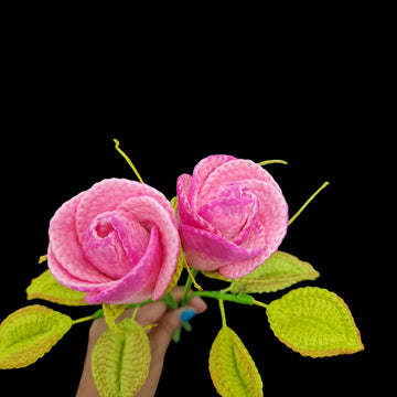 Crochet Valentines Roses
