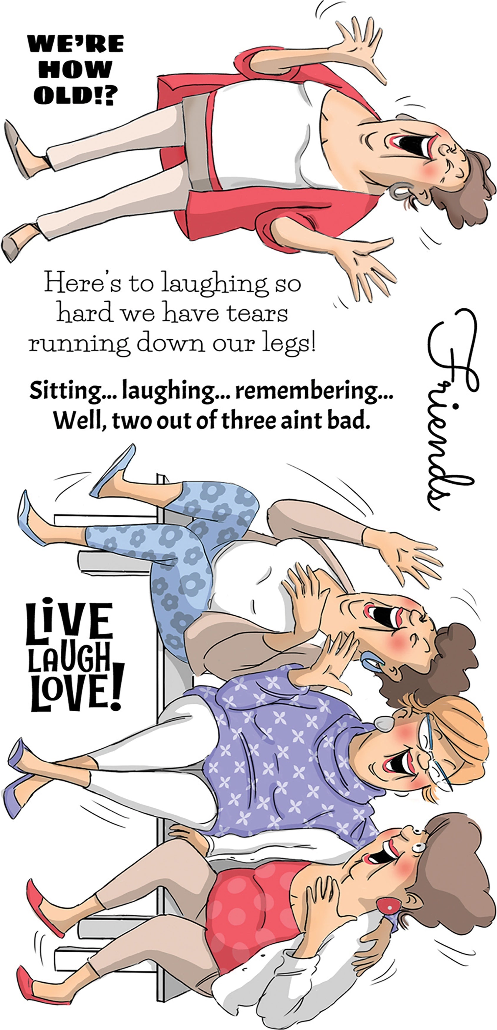 Art Impressions Clear Stamps - Live Laugh Love