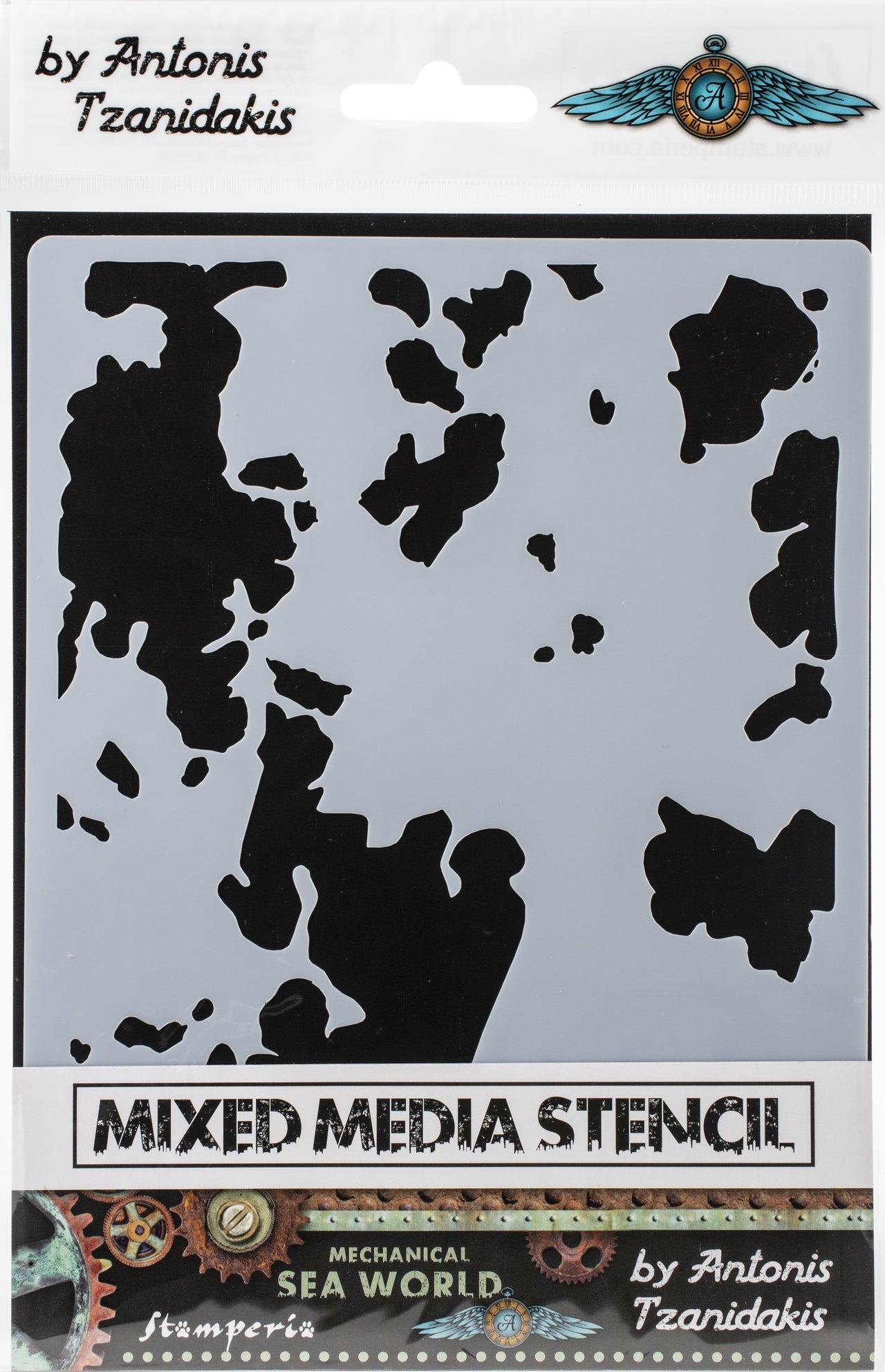 Stamperia Intl Stamperia Stencil 5.90"X7.87" - Rust 2