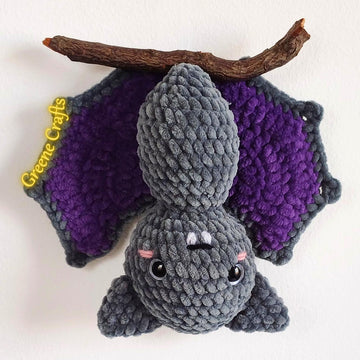 Bat Plush Toy for Halloween - Crochet Pattern for Beginners