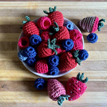 Crochet Strawberries Pattern