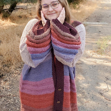 Knit Prismatic Cardigan