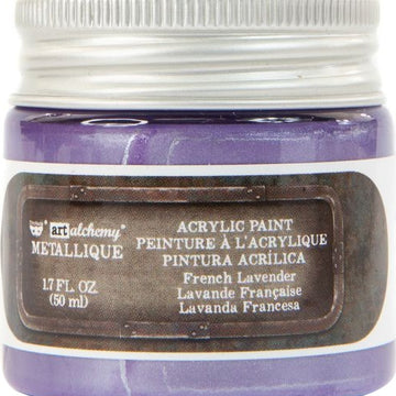 Prima Marketing Finnabair Art Alchemy Metallique Acrylic Paint 1.7oz - French Lavender