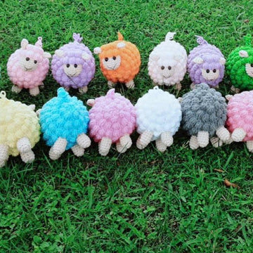 Baby sheep- crochet pattern- PDF file- English