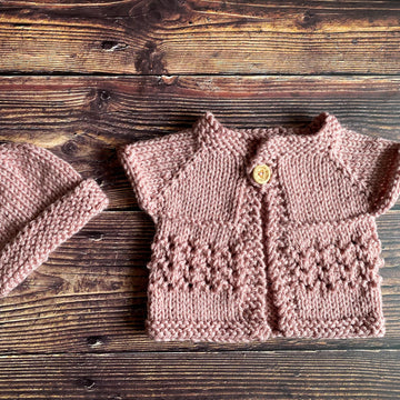 The Lacey Top Down Chunky Baby Jacket