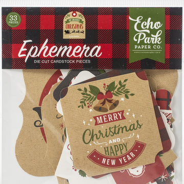 Echo Park Paper Echo Park Cardstock Ephemera 33/Pkg - Icons, My Favorite Christmas