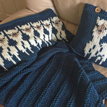 Alpacas on a Blanket