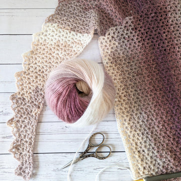 Muted Tones Shawl