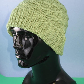 Basket Weave Spring Beanie Hat