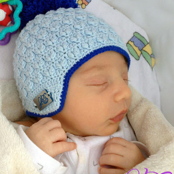 Cappellino da Neonato Modello per Uncinetto