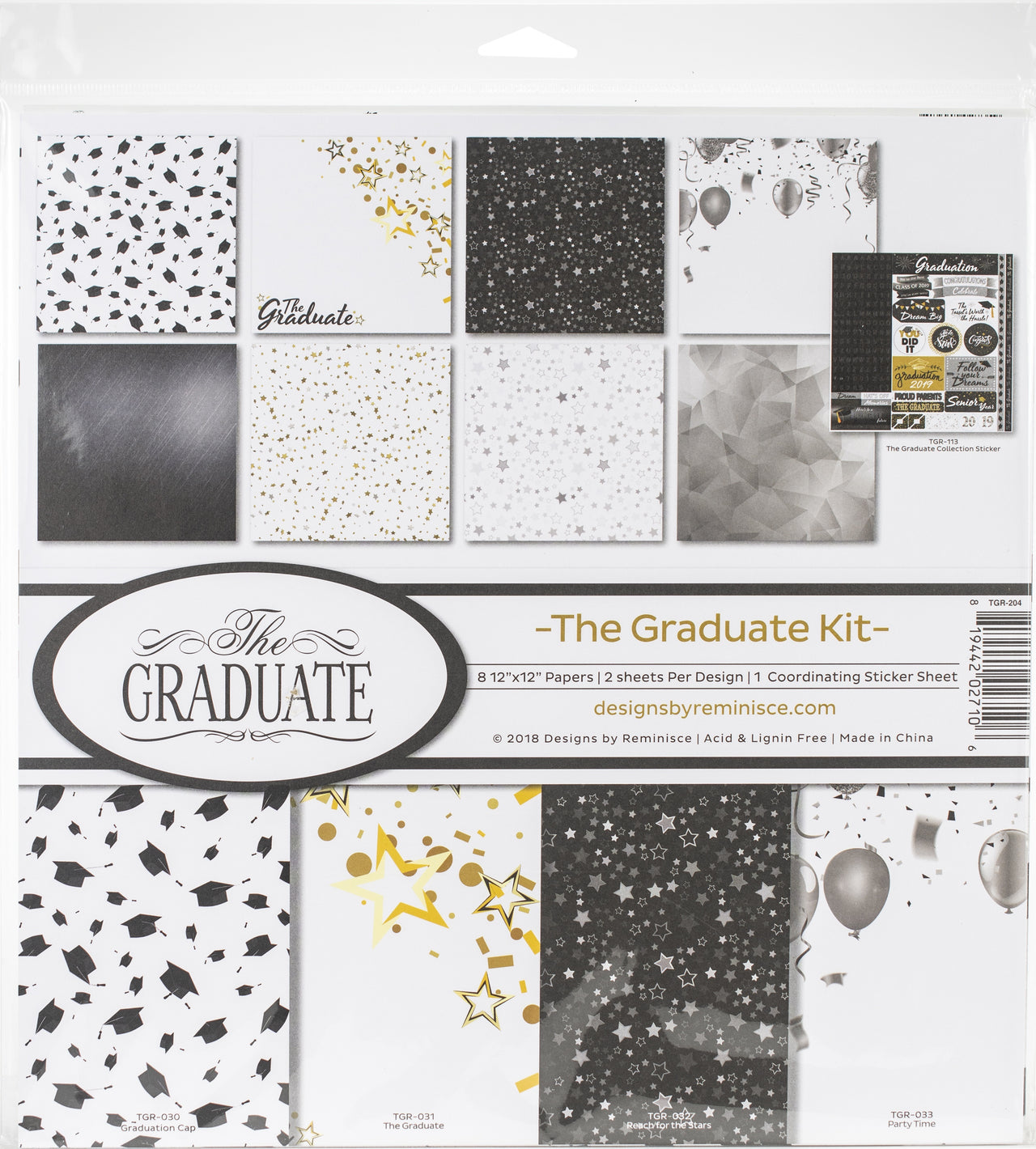 Reminisce Collection Kit 12"X12" - The Graduate