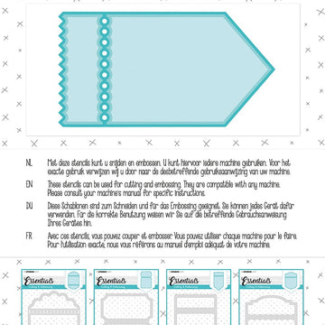 Studio Light Essentials Cutting & Embossing Die - 546124