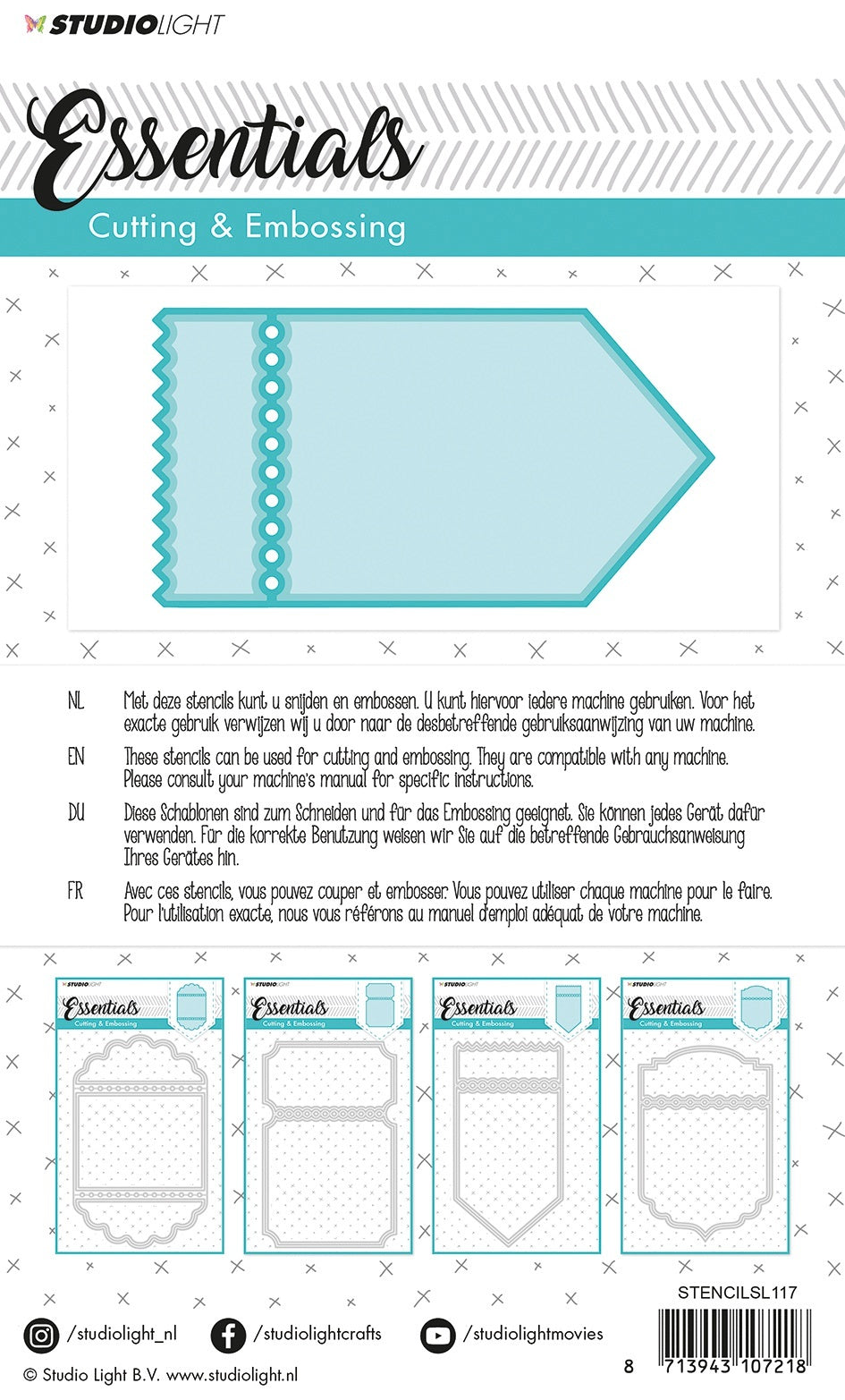 Studio Light Essentials Cutting & Embossing Die - 546124