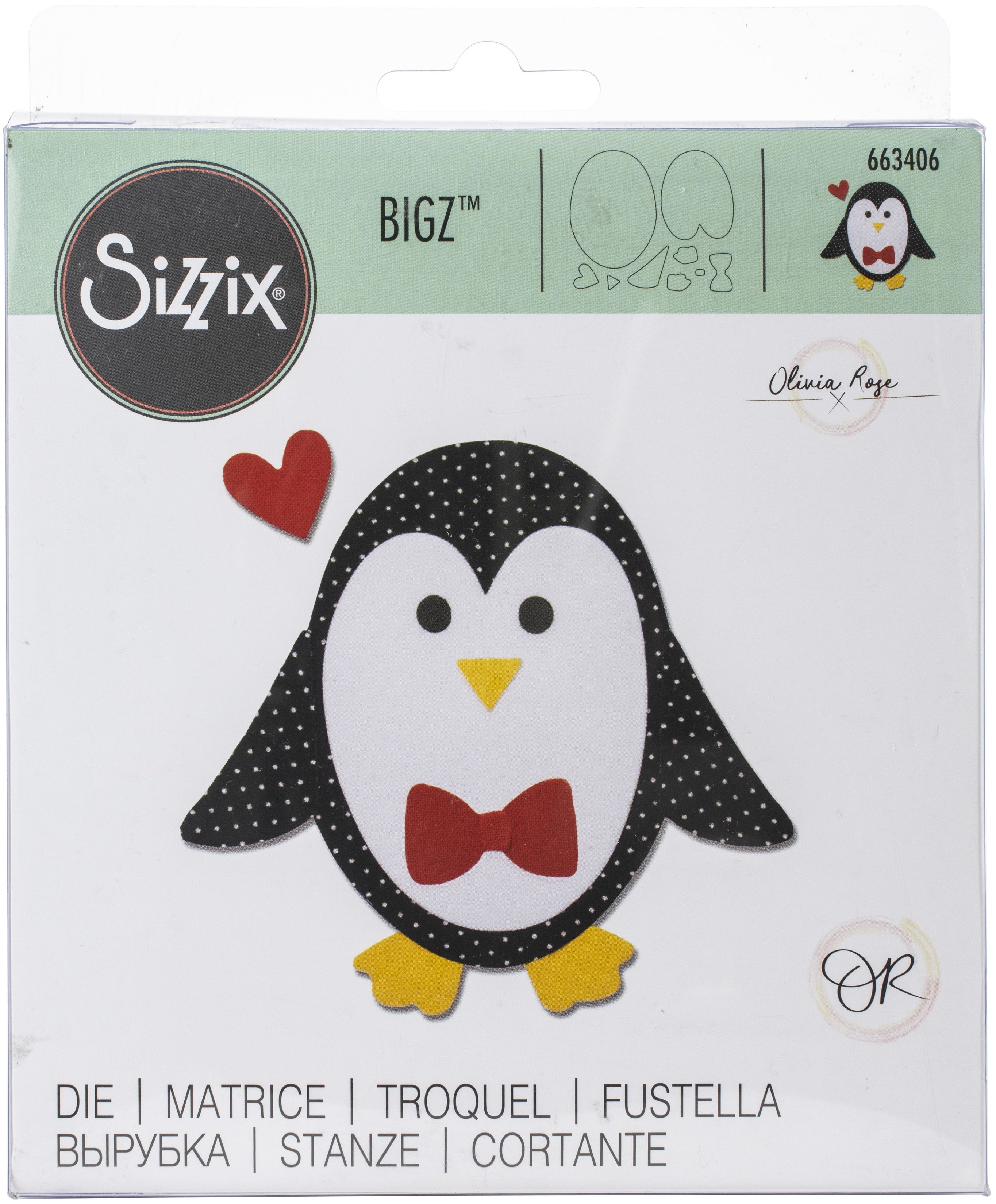 Sizzix Bigz Die By Olivia Rose - Penguin #2