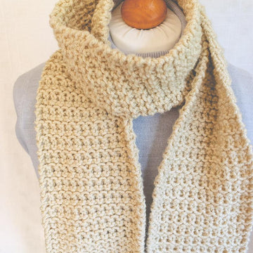 Garter Slip Stitch Scarf in Paintbox Simply Chunky Yarn