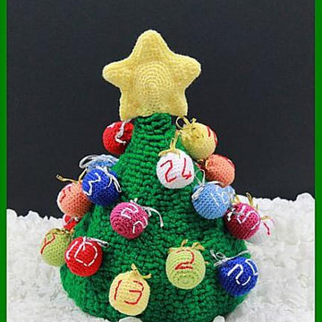Christmas Tree Advent Calendar & Decoration Crochet Pattern # 294