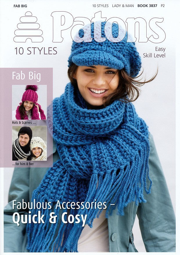 10 Accessories in Fab Big by Patons - 3837