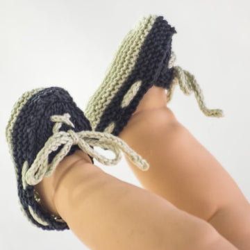 Easy Baby Boat Booties