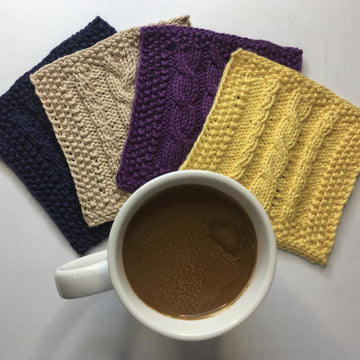 Cozy Cabled Coasters
