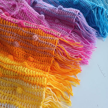 Puffy Sunset Afghan