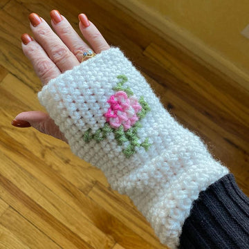 Cross Stitch Headband & Mitts