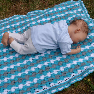 Häkelanleitung Babydecke Summer 2017
