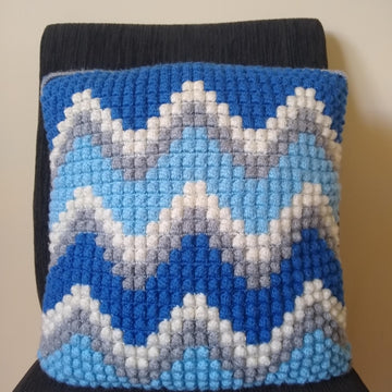 Wavey Bobble Cushion