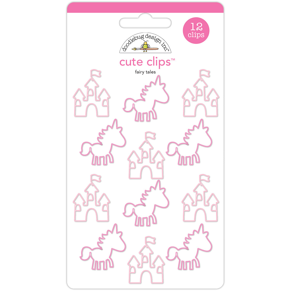 Doodlebug Cute Clips 12/Pkg - Fairy Tales