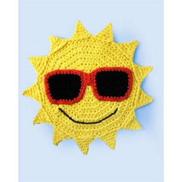 Gotta Wear Shades Dishcloth in Lily Sugar 'n Cream Solids