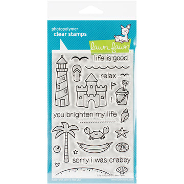 Lawn Fawn Clear Stamps 4"X6" - Life Is Good
