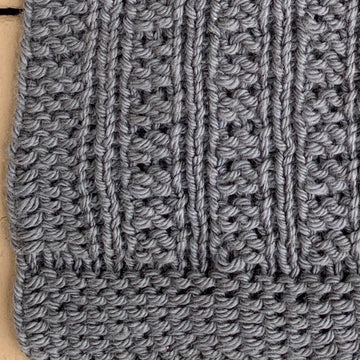 Four Corners Dishcloths - 4 unique loom knit patterns