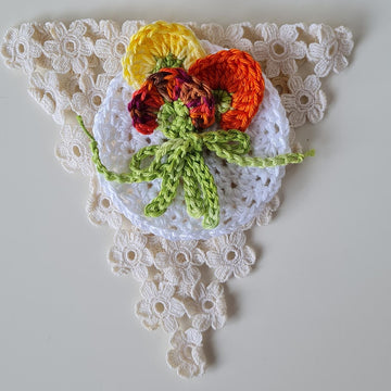 Framed Flower Brooches