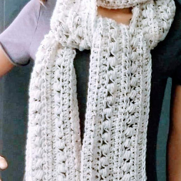 Bead Stitch unisex scarf