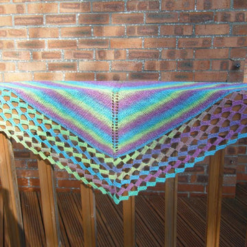 Bricks & Mortar Triangular Shawl