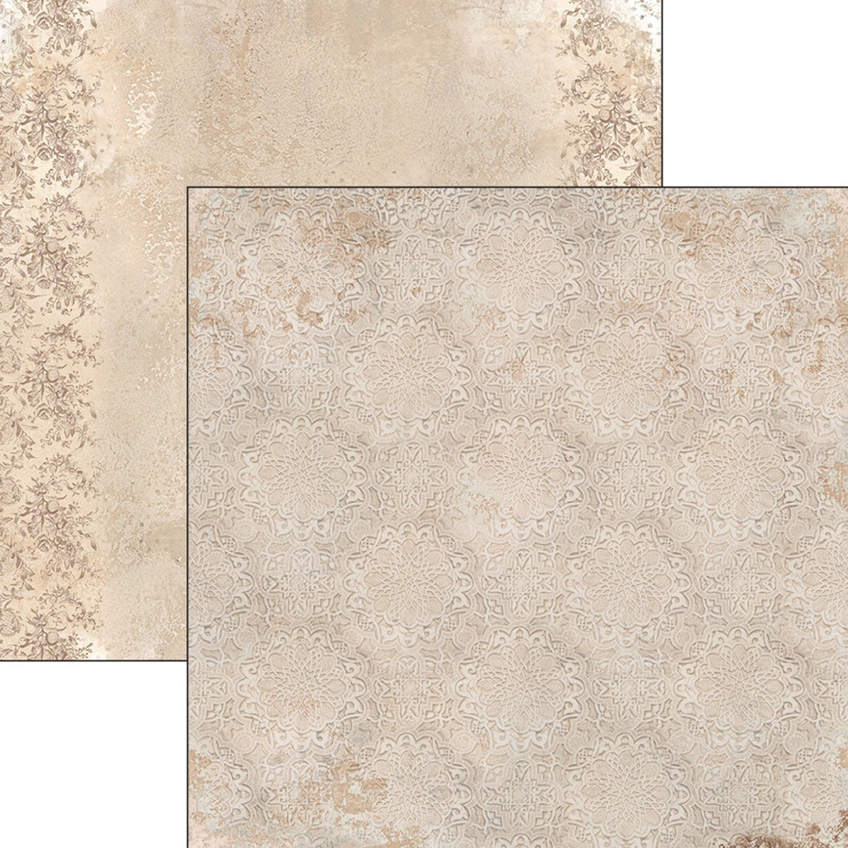Ciao Bella Double-Sided Cardstock 90lb 12"X11.6" 10/Pkg - Le Nozze Di Lucrezia, Broccato Estense