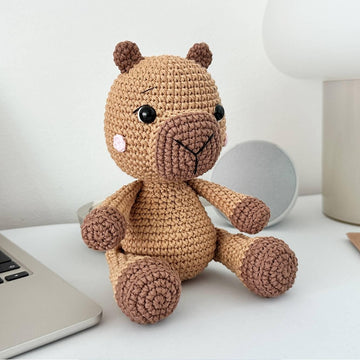 Capybara Amigurumi Crochet Pattern PDF – Capybara Soft Toy, Stuffed Animal Tutorial