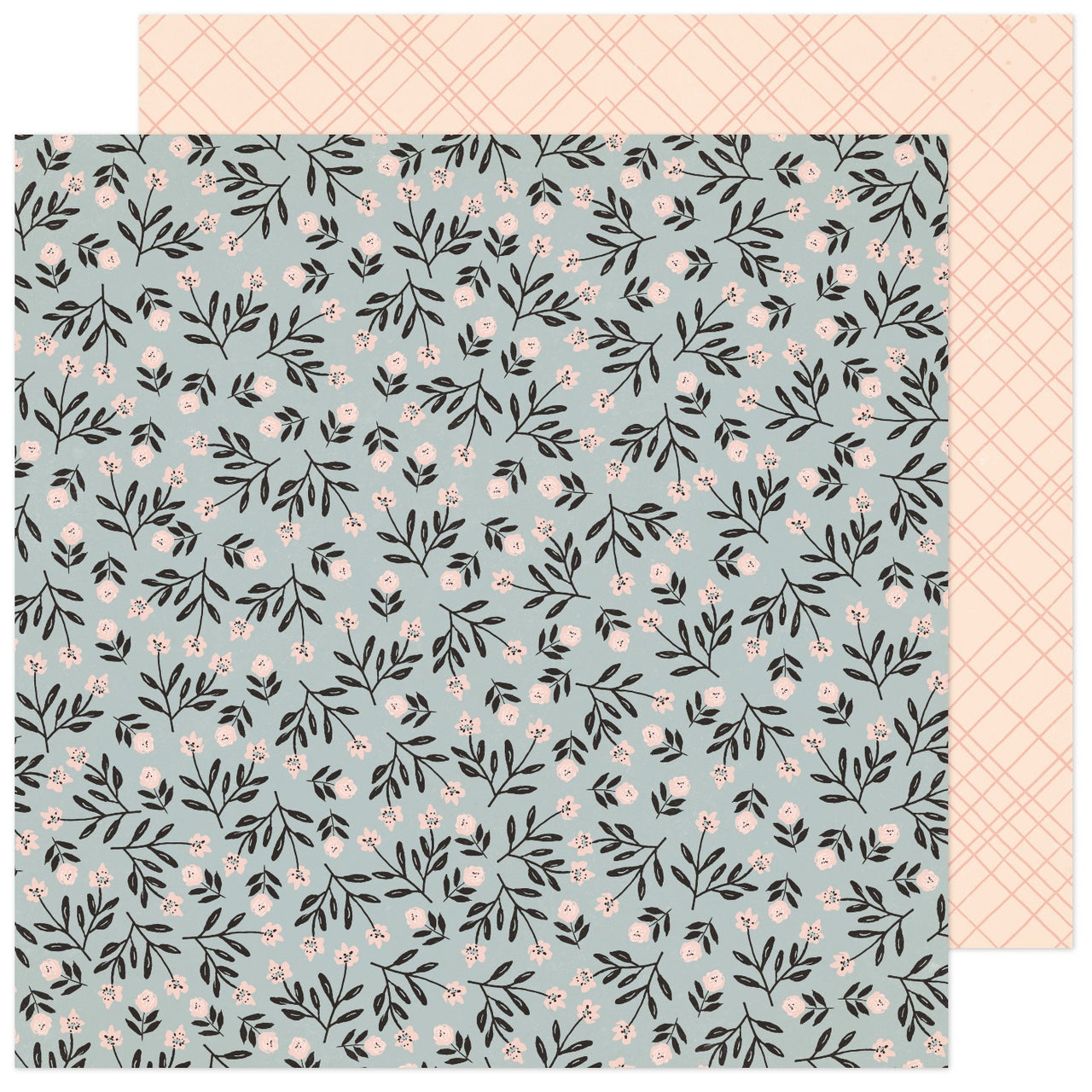 American Crafts Fresh Bouquet Double-Sided Cardstock 12"X12" 25/Pkg - Ever After