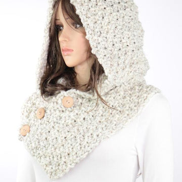 Elena Knit Hooded Cowl #804