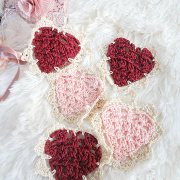 Vintage Heart Bunting