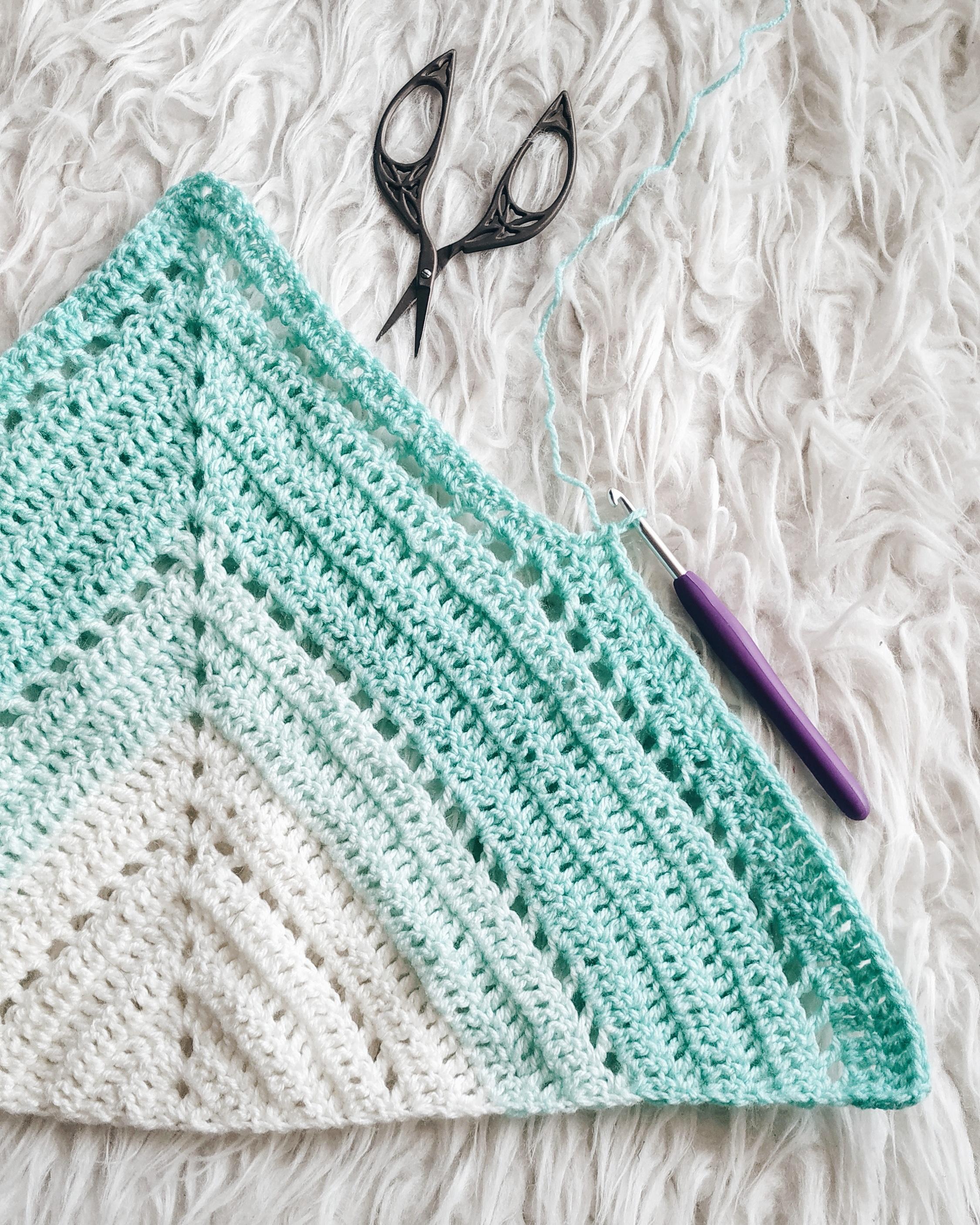 Beginner One Skein Shawl