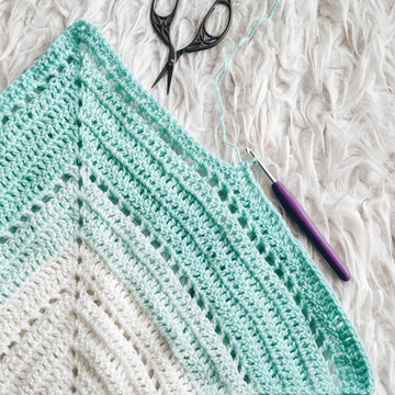 Beginner One Skein Shawl