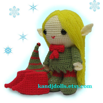 Elfy the Elf, Amigurumi crochet pattern