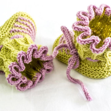 Tulip Pleat Top Booties